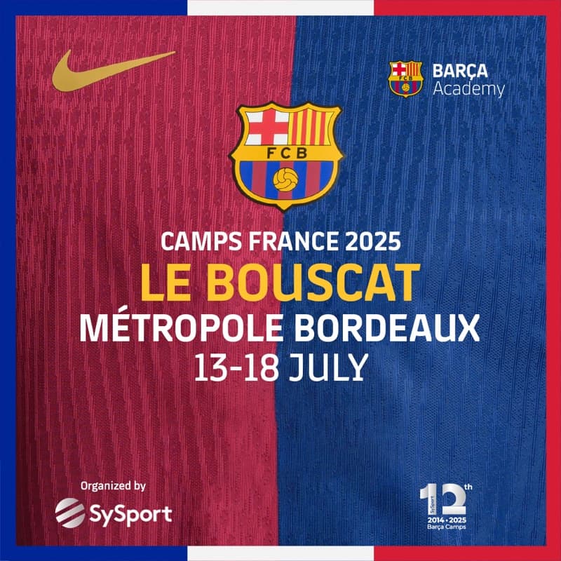 Barca Academy Football camp Le Bouscat France