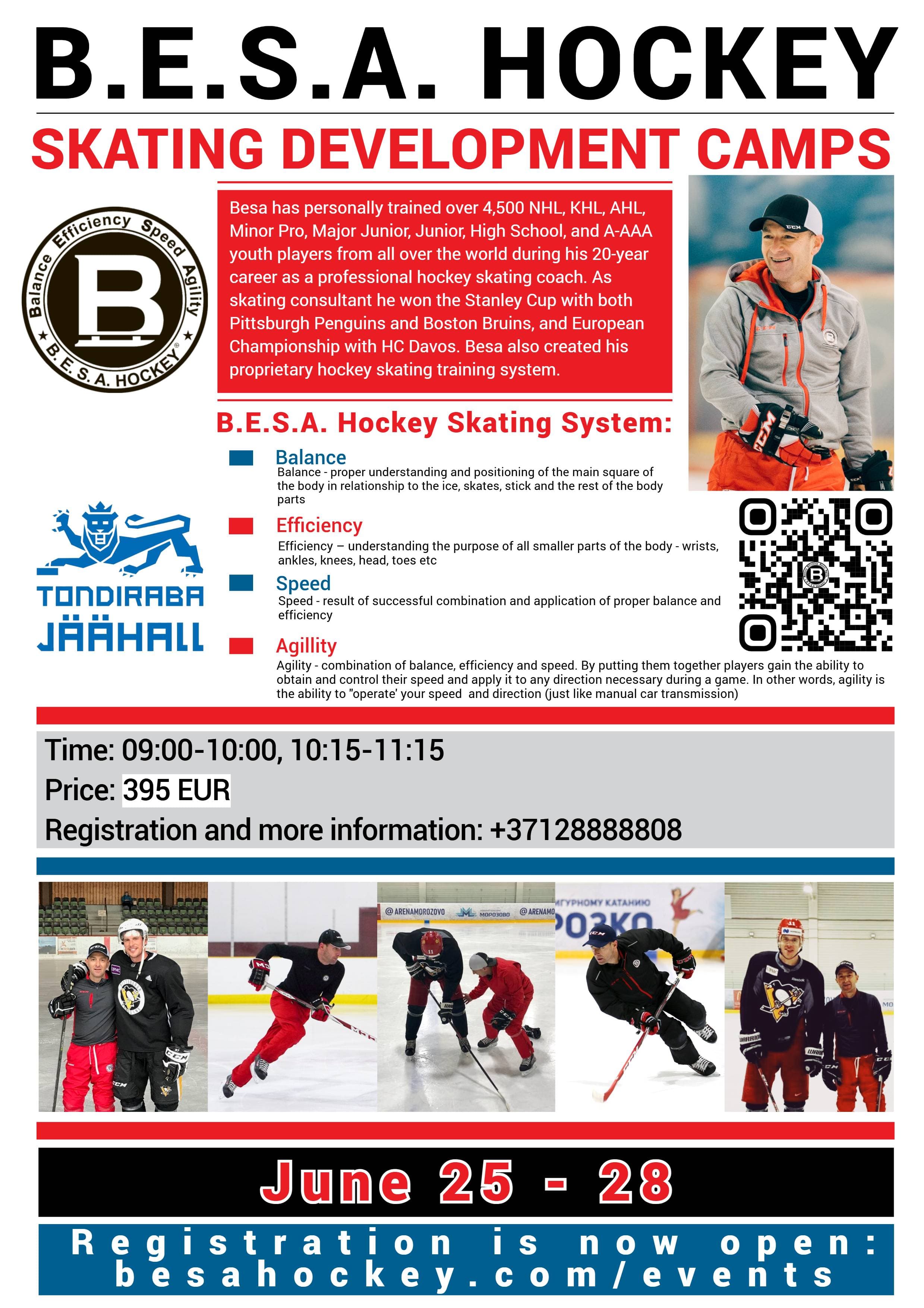 BESA ICE HOCKEY SKATING DEVELOPMENT CAMP TALLINN