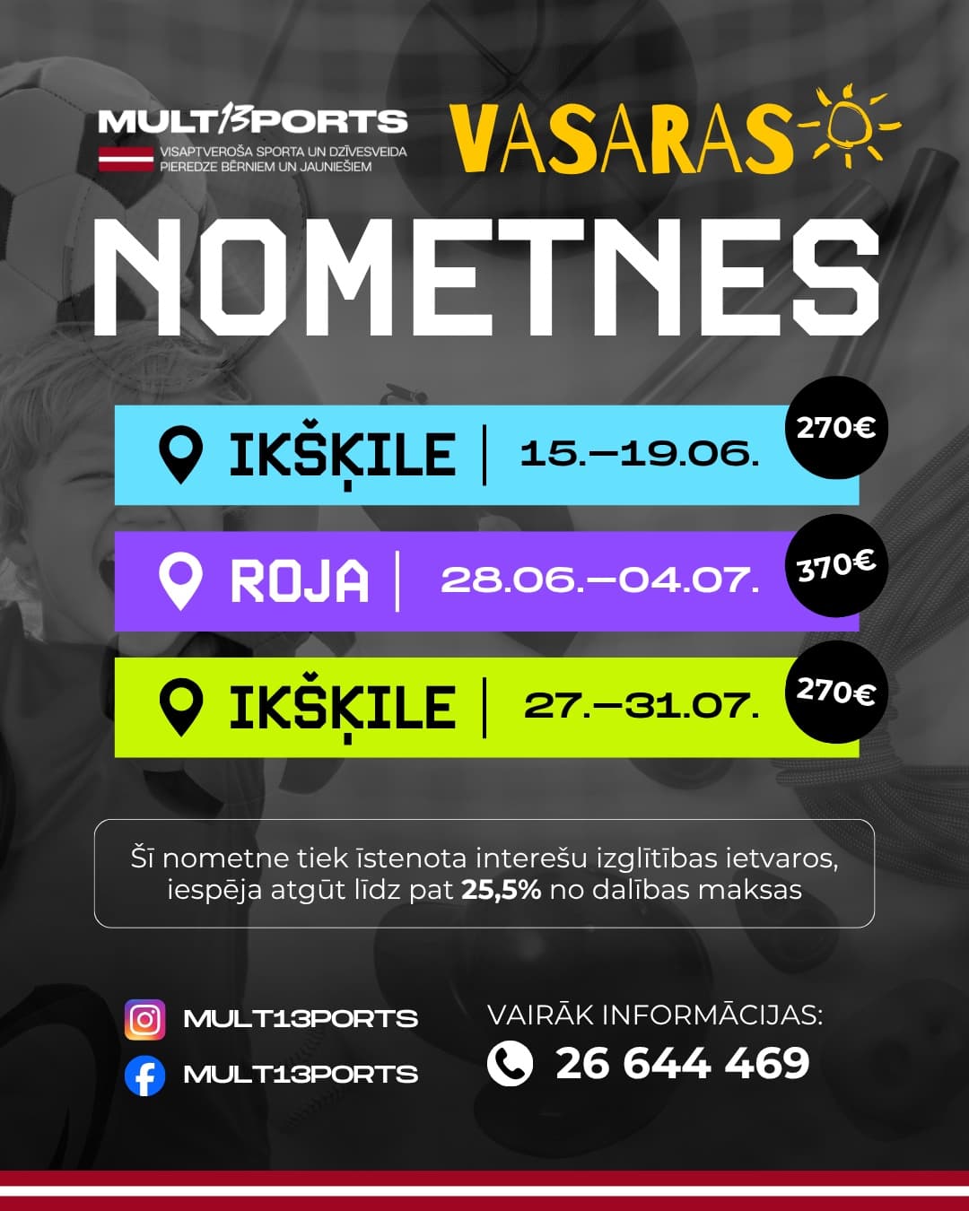 MULTISPORTS summer camps