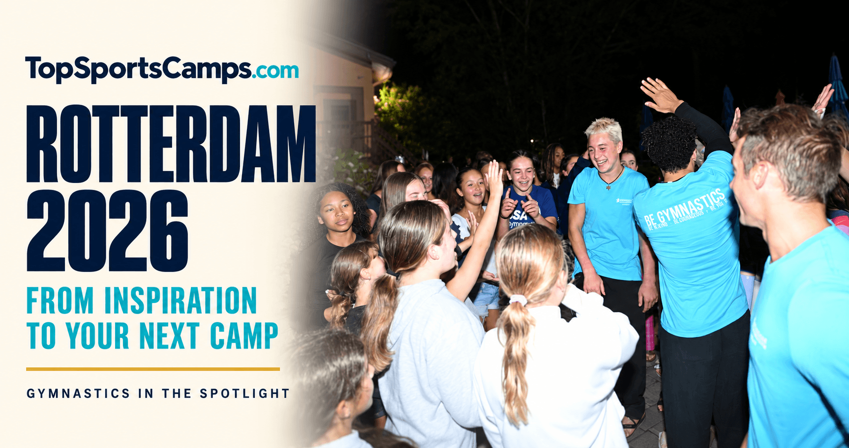 Rotterdam 2026: From Watching World Champions to Your First Gymnastics Camp
