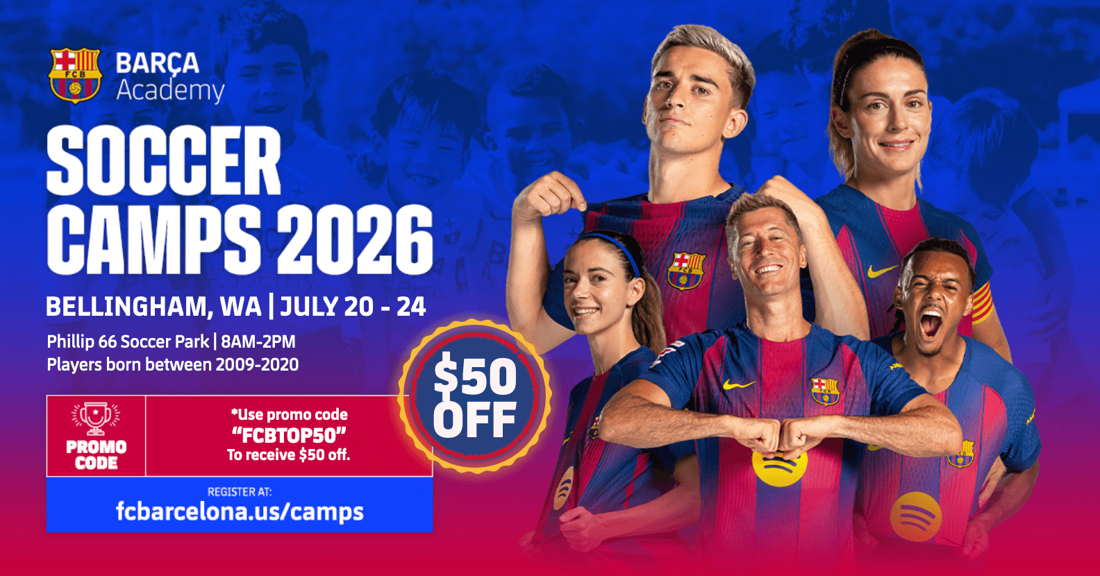 FC BARCELONA SUMMER CAMP - BELLINGHAM 2026