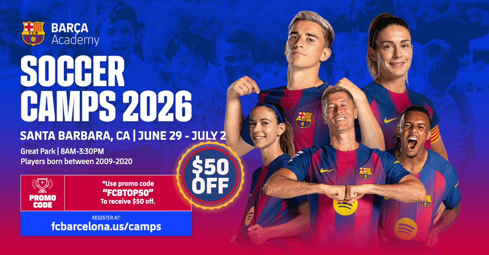 FC BARCELONA SUMMER CAMP - SANTA BARBARA 2026