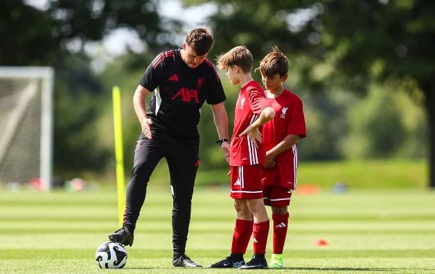 Liverpool FC summer football development 2 week camp for boys Repton School, Derbyshire