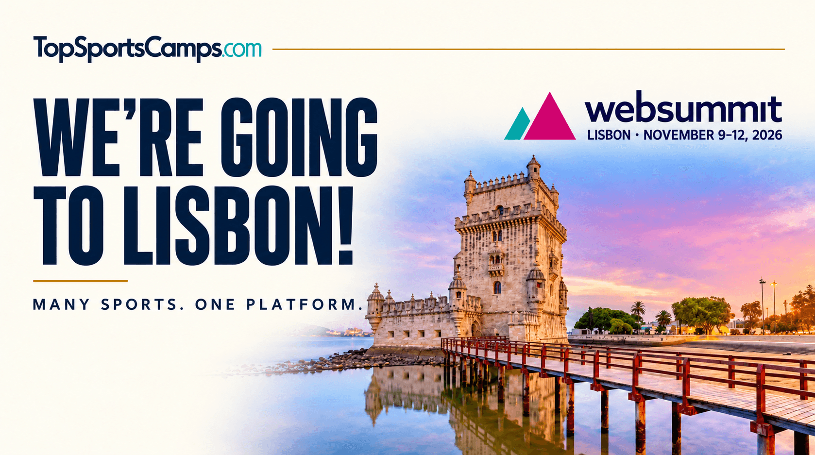 TopSportsCamps.com Is Heading to Web Summit Lisbon 2026!
