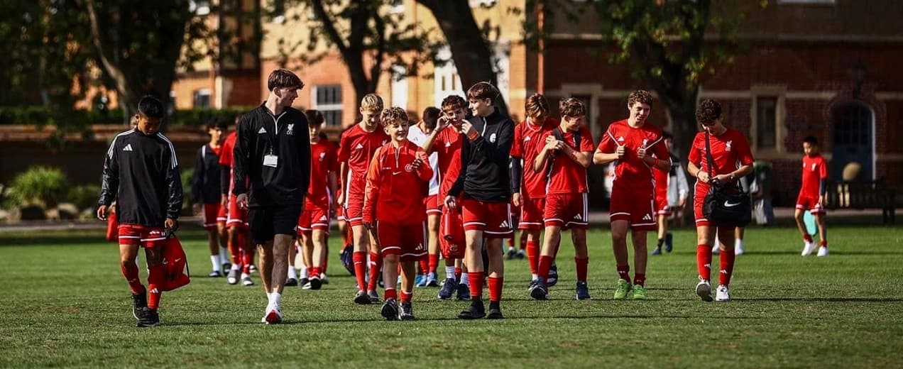 Liverpool FC summer football development 2 week camp for boys RADLEY COLLEGE, OXFORDSHIRE
