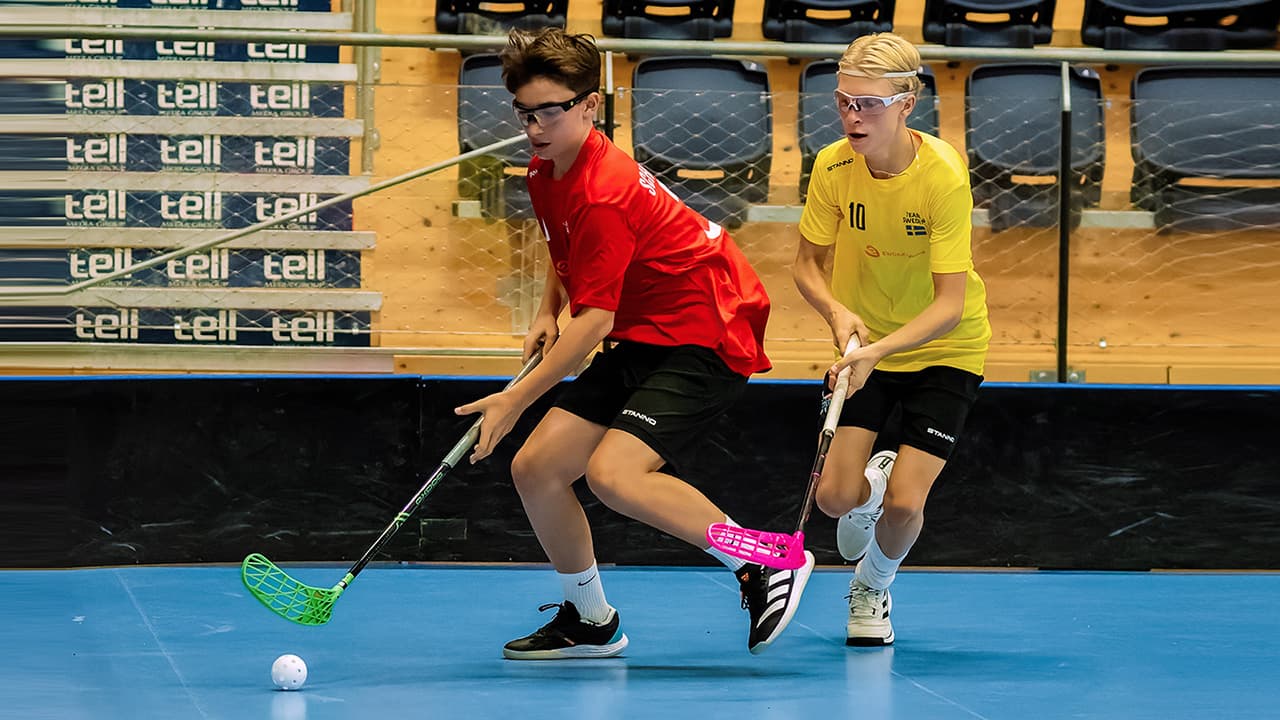 Selected Player Game changer Floorball camp for age 13 Sweeden Uppsala