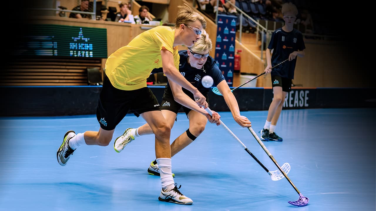 Selected Player Game changer Floorball camp for age 15 Sweeden Uppsala