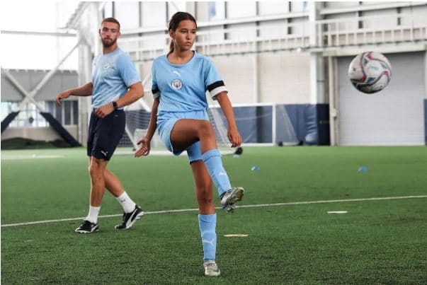 Manchester City Football Camps Girls Session 1