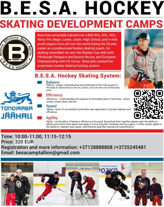 BESA Ice Hockey Camp Tallin