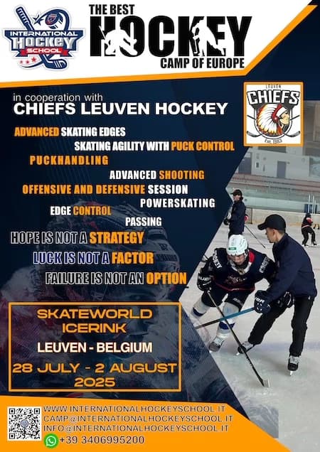 Ice hockey players summer camp in  Leuven Belgium 2025