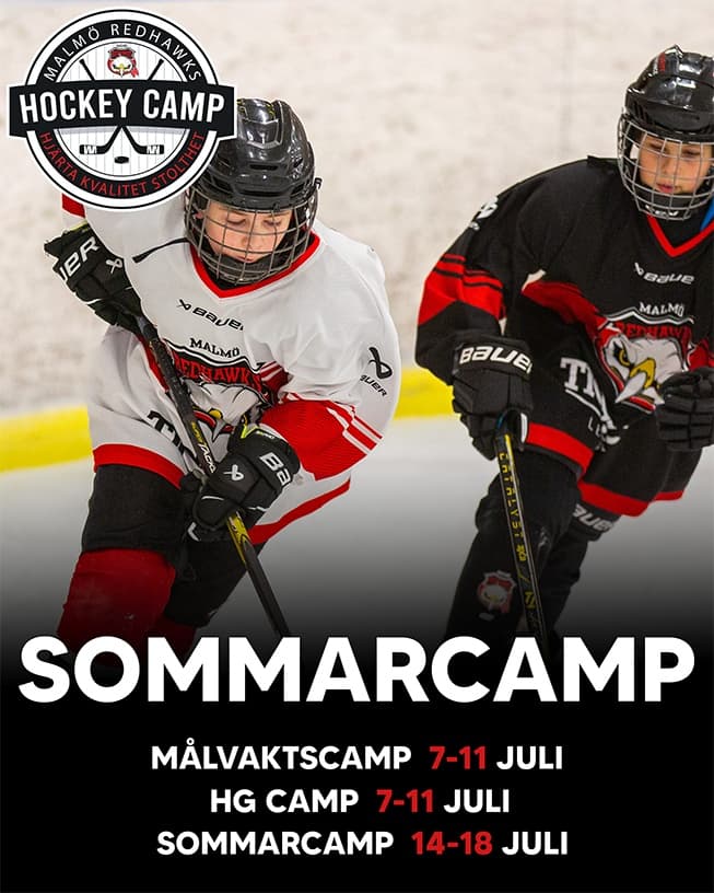 Malmo Redhawks summer ice hockey camp Sweden 2025