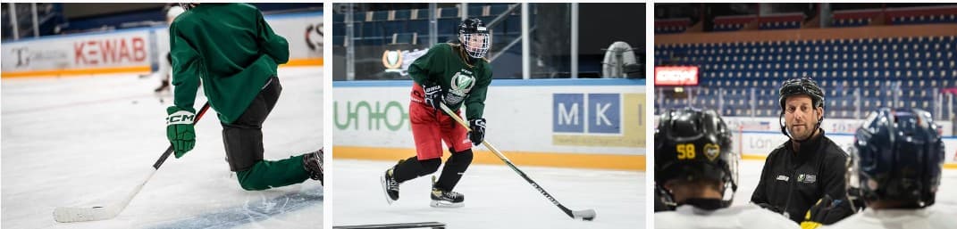 Färjestad CCM Skills Ice Hockey player / Goalkeeper Part 3 - Puck Handling