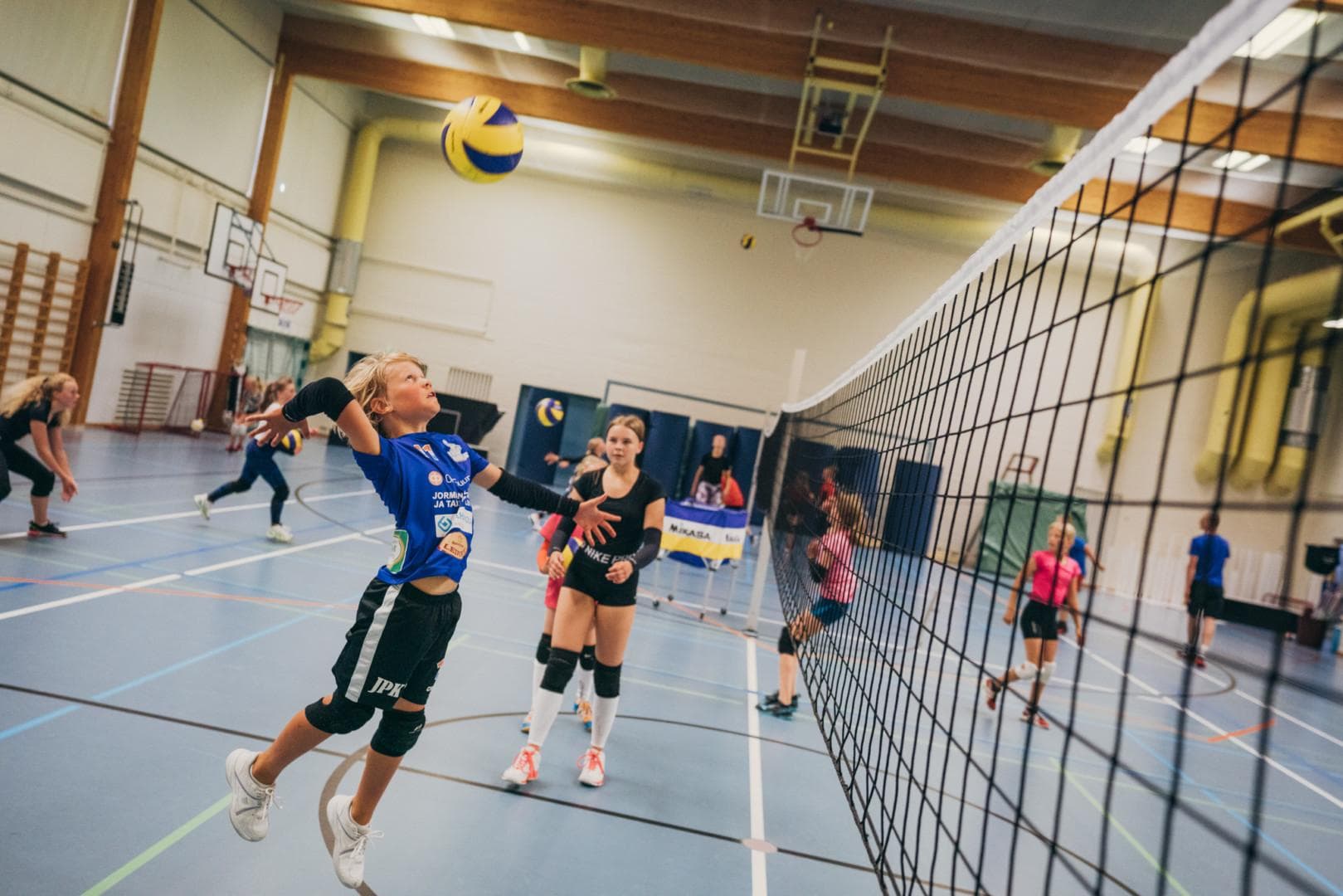 Hilkka Hujanens summer volleyball camp Finland