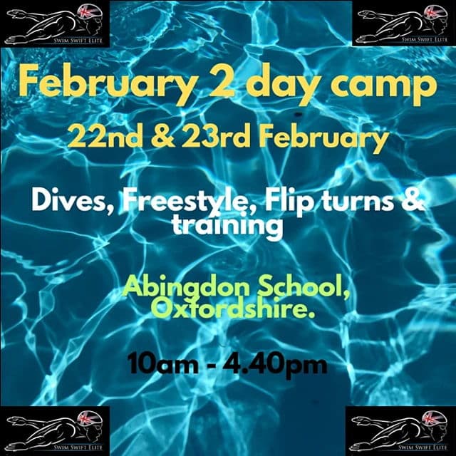 Swim swift elite swimming 2 day camp UK 2025