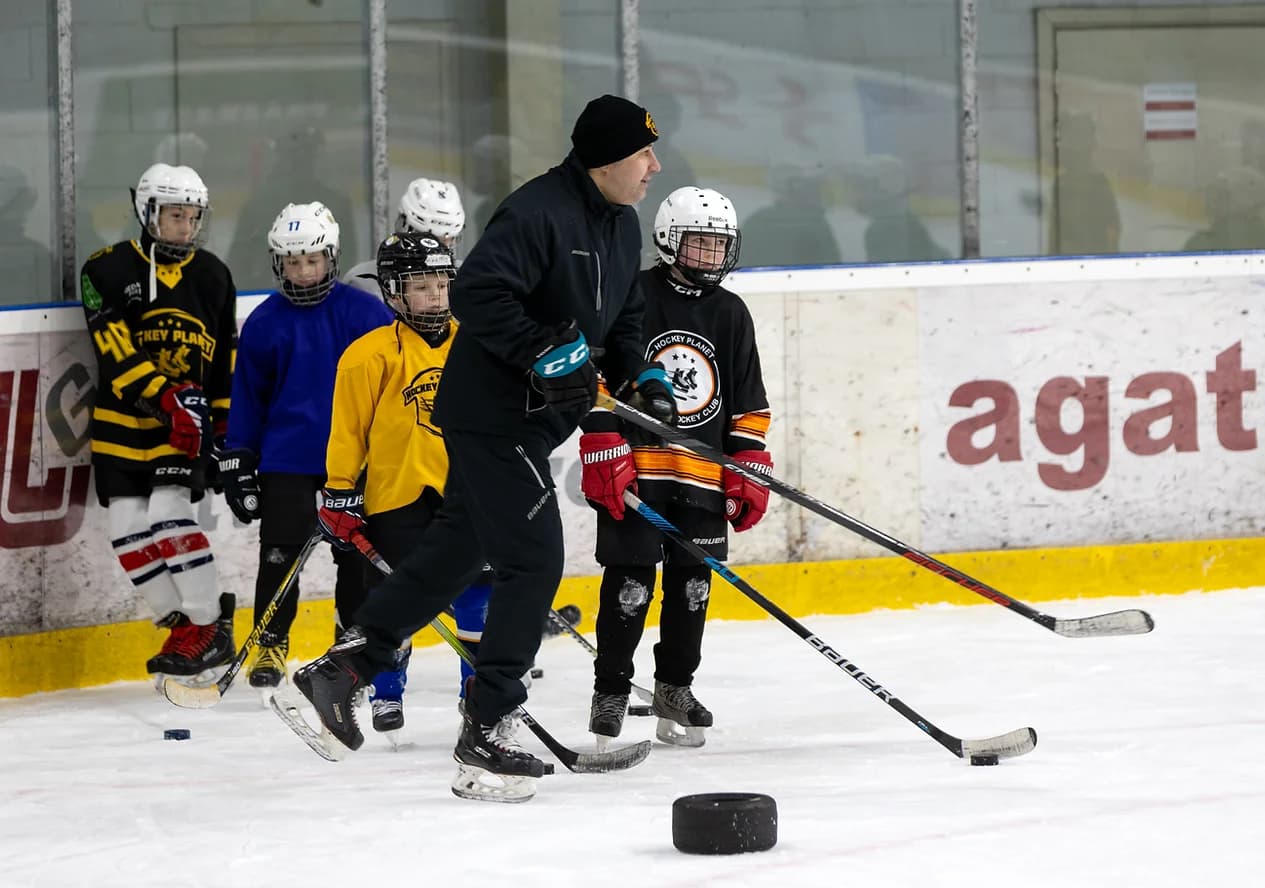 Power play ice hockey camp Latvia
