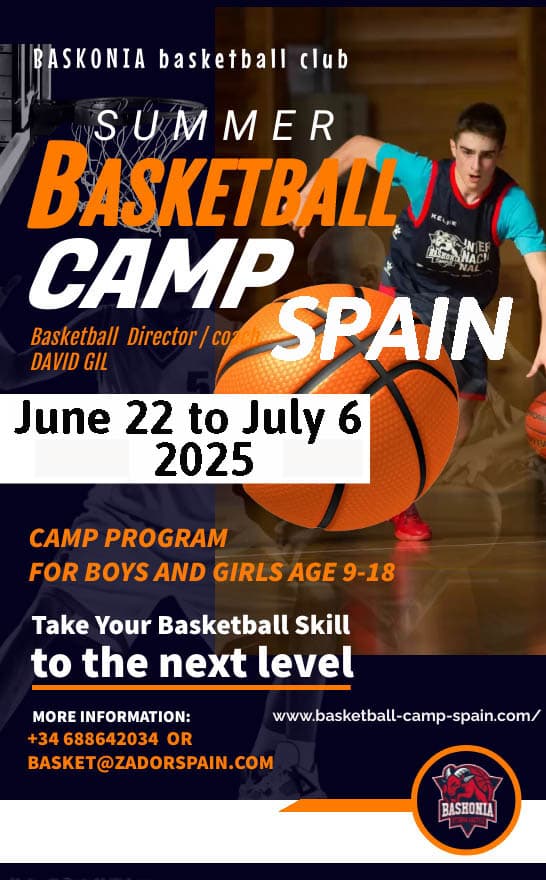 Zador Basketball Camp in Spain Vitoria
